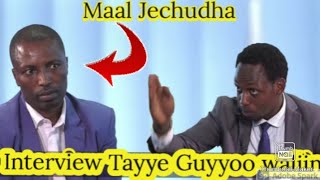 (Maal jechudha) Interview Tayyee Danade'a  Guyyoo Wariyoo Waliin turtii isaanii kan duraan Cite ture