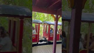 The Frisco Train Pulling Into The Station At Silver Dollar City, Branson Missouri | Cool Train Ride