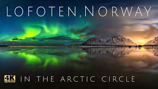 Norway, Lofoten Islands, in the arctic circle at 4K UltraHD