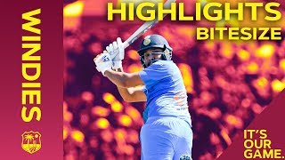 Windies vs India 2nd IT20 2019 | Bitesize Highlights