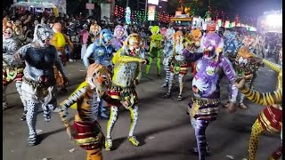 Pulikkali Thrissur 2022 LIVE | Onam celebration | Tiger dance | Ayyanthole Desham