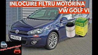 Cum se înlocuiește filtru combustibil la VW GOLF VI | How to change the fuel filter on your VW GOLF