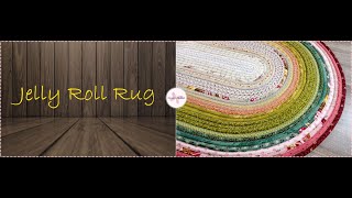 Jelly Roll Rug  - tutoriel gratuit