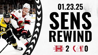 Sens Rewind: Senators Blanked by Bruins