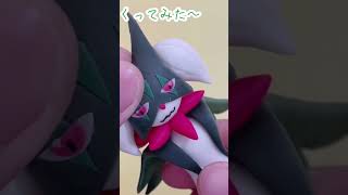 【ポケットモンスターSV】ダイソーの樹脂粘土で「マスカーニャ」つくってみた。POKEMON CLAYART MAKING #shorts