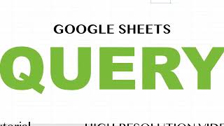 Google Sheets QUERY | SUM, AVERAGE, COUNT, GROUP BY Aggregate Functions Tutorial (Part 5 FINAL)
