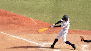 九州国際大付 黒田義信 勝ち越しソロホームラン 3回表｜明治神宮野球大会2021年11月23日(火)[準決勝大阪桐蔭戦]