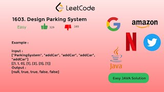 1603 Design Parking System (Leetcode) | Easy Solution