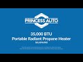 35 000 btu portable radiant propane heater 8944985