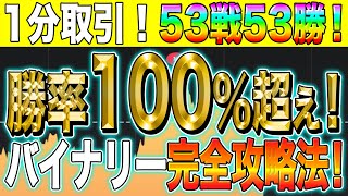 16【バイナリーオプション】1分取引で勝率100％超え！53戦53勝の聖杯手法とは？【RSI】【ボリンジャーバンド】【逆張り】【fx】【サインツール】【自動売買】【初心者】【必勝法】