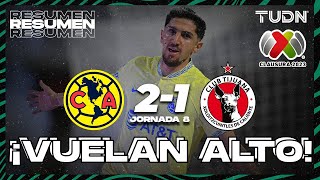 Resumen y goles | América 2-1 Tijuana | CL2023-Liga Mx J7 | TUDN