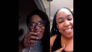 Aunt d meets the lady that sounds like Shay and aunt d very funny #subscribe #funny #comedy