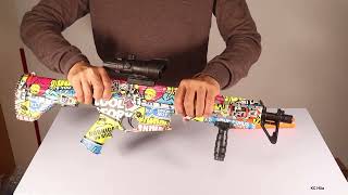 Gel Ball Electric Splatter Ball Gun Air Soft Toy Gun (2) Unboxing