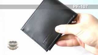Badge and Wallet: Perfect Fit USA Bifold Wallet w/ money pocket, 6 CC slots (107)