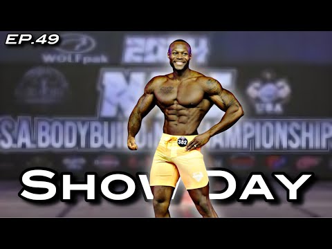 SHOW DAY VLOG – NPC USA BODYBUILDING CHAMPIONSHIPS 2024 (IFBB PRO QUALIFIER) | ROAD TO PRO EP.49