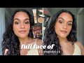 full face of milani cosmetics // milani glow hydrating skin tint in 210 & 250 swatches