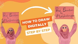 How to make digital illustrations in mobile