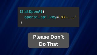 Python: Secure API keys with DotEnv or OS Variables