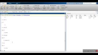 Getting started with MATLAB: Basic operations