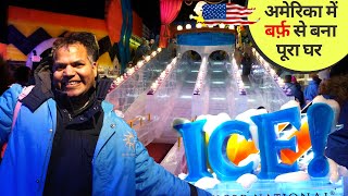 अमेरिका का सबसे ठंडा घर Realistic ICE Sculpture America