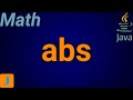 Java Math.abs
