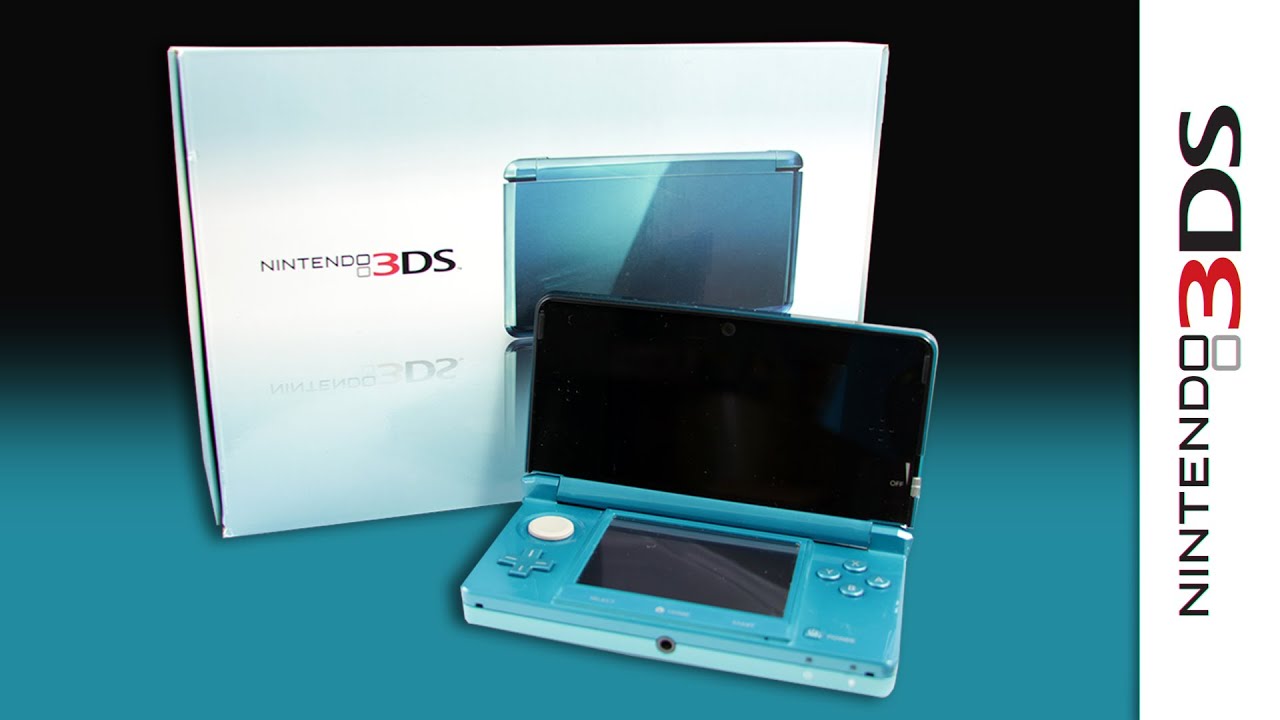 Nintendo 3DS - Aqua Blue - YouTube