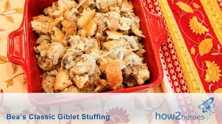 Bea's Classic Giblet Stuffing