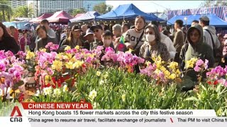 Hong Kong's flower markets enjoy revival during this festive season