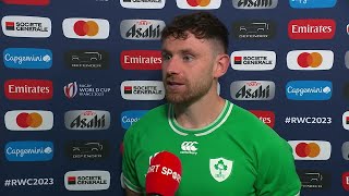 Hugo Keenan after his two tries helped Ireland beat Scotland