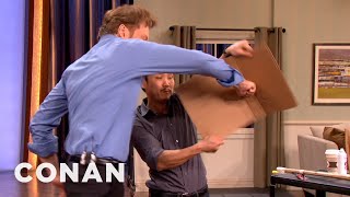 Steven Ho's Amazing Groin-Puncturing Sharpie | CONAN on TBS