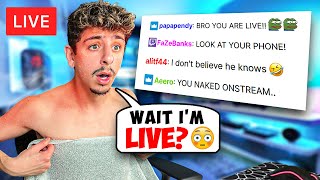 I Accidentally Went Live on Stream (CAUGHT)