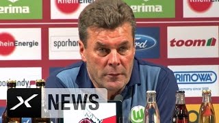 Dieter Hecking sauer: "Uninspirierter Vortrag" | 1. FC Köln - VfL Wolfsburg 1:1