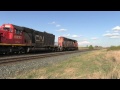 cn train spotting hd sd40 s cn 5270 u0026 gtw 5933 reverses rock train west 1 6 5 8 15