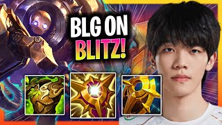 BLG ON IS SO GOOD WITH BLITZCRANK! | BLG On Plays Blitzcrank Support vs Pyke!  Season 2024