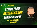 Python Flask Authentication #7 – Handle Register Form (Read Form Data)