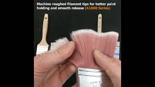 ROLLINGDOG angular paint brushes  #paintingsupplies #paintingtools