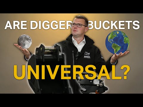 Are excavator buckets universal?