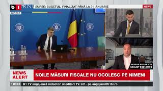 A. NEGRESCU, ANALIST ECONOMIC, DESPRE NOILE MĂSURI FISCALE_Știri B1TV_10 ian. 2025