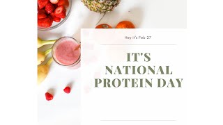 National protein day !