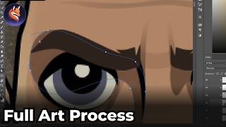 Redrawing a Game Character | Ministry of Order - Full Art Process