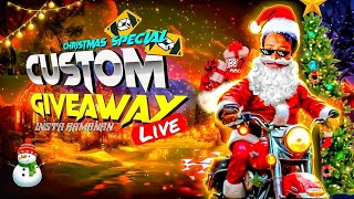 ☠️Room കളിക്കാൻ പോരുന്നോ എൻ്റെകൂടെ 😁🤍Free Fire Live Malayalam🔴Custom Giveaway❤️ Redeem codeGiveaway✨