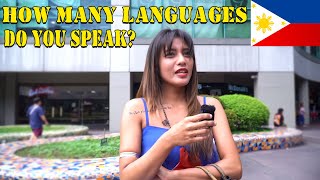 Philippines Manila, how many languages do you speak?