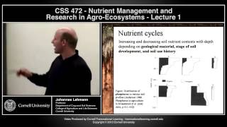 CSS472 - Nutrient Management in Agroecosystems - Lecture 1