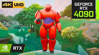 Fortnite Baymax Gameplay | RTX 4090 + 4K MAX Graphics + Ray Tracing ON