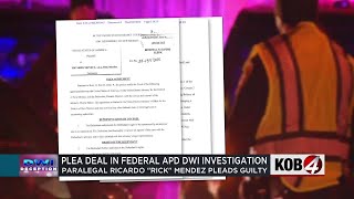 Plea deal reached in federal APD DWI investigation case