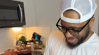 Hubby cooks Dinner LIVE!!!!