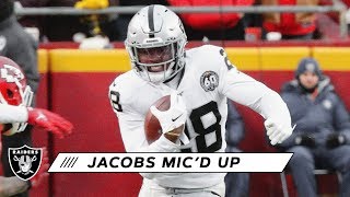 Josh Jacobs Mic'd Up vs. Chiefs | Raiders