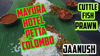 Mayura Hotel | unlimited food just 950/= cuttle fish, prawn, petta Colombo food #jaanush #srilanka