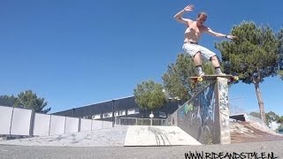 RXS boardshop - RAW LONGBOARD Ledge fail HARD Crash!!!