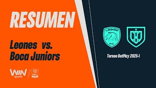 Leones vs. Boca Juniors de Cali (resumen y goles) | Torneo BetPlay Dimayor 2025-I | Fecha 1